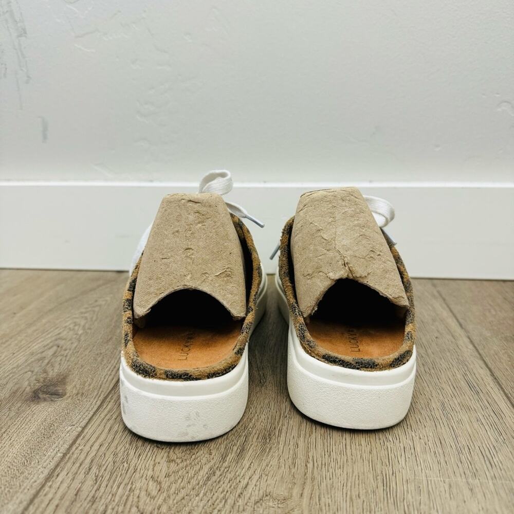 Lucky Brand Talani Cheetah Print platform Slip On Sneaker - Size 6 - Picture 7 of 10